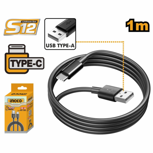 Ingco IUCC01 Kabel USB A-C, 1m