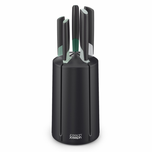Joseph Joseph Elevate Green  Knife Carousel 5-pc Set-Edit...