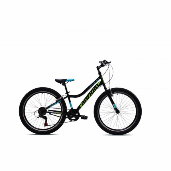 Horské jízdní kolo Capriolo DIAVOLO 400  24"/12" černo-ze...