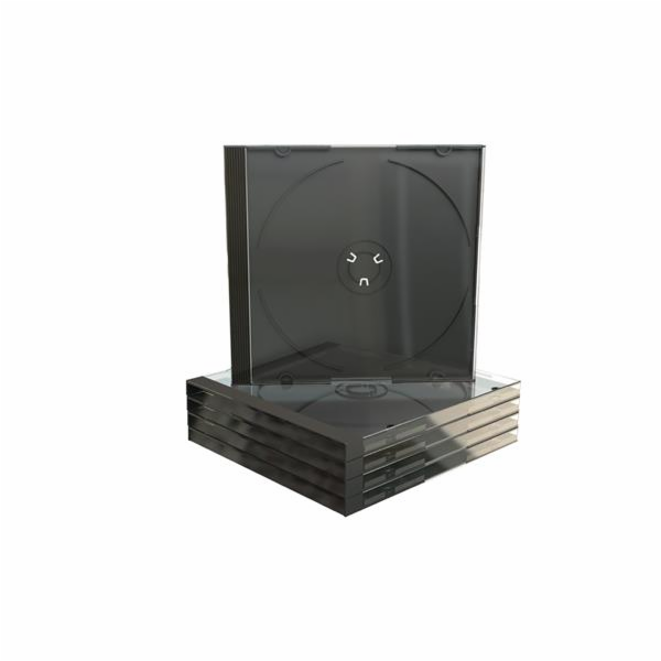 Obal na 1 CD 10.4mm černý - karton 100 ks