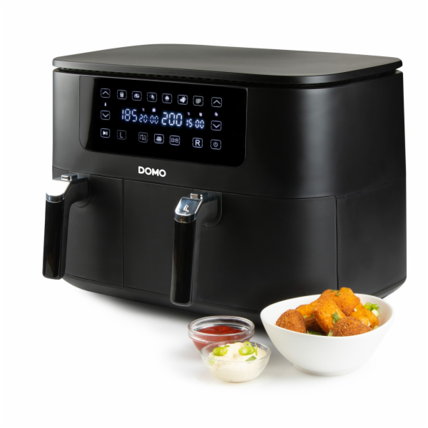 Dvojitá horkovzdušná fritéza 3+6 l - digitální - DOMO DO5...