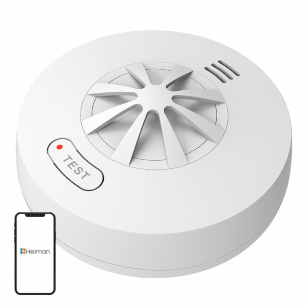 Propojený bezdrátový alarm s tepelným čidlem Heiman HM-5HW