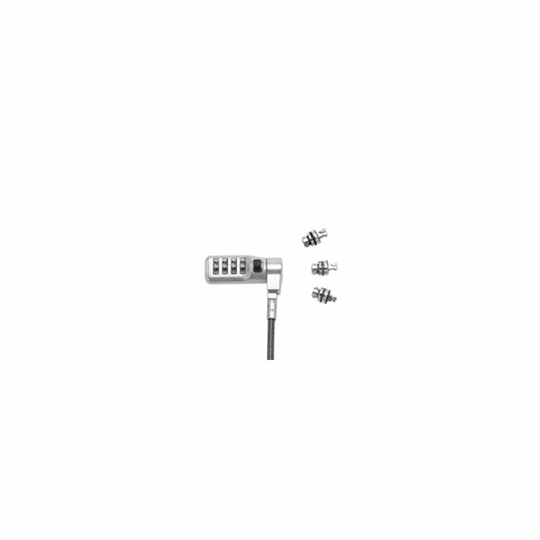 BAZAR - DICOTA Universal Security Cable Lock, 3 Exchangea...
