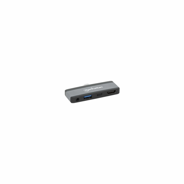 MANHATTAN Dokovací stanice USB-C 4v1, HDMI, USB-C PD 100W...