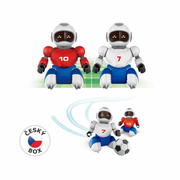 Hračka MaDe Robofotbal na dálkové ovládní, 2 ks + 2 brank...
