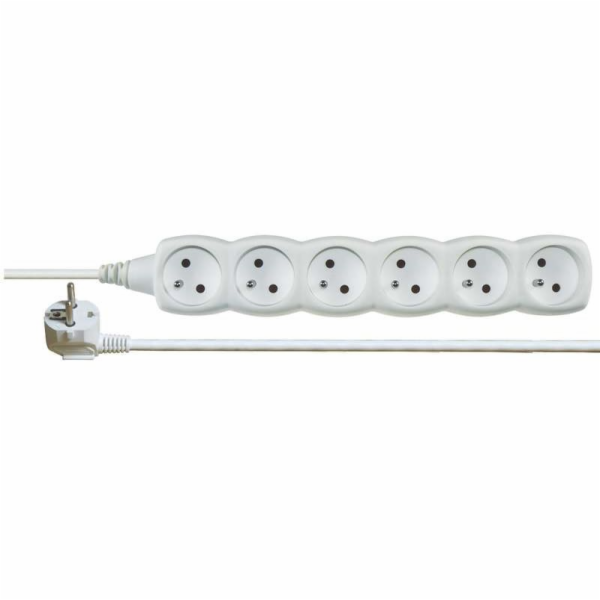 EMOS Prodlužovací kabel 6 zásuvek 3m, bílý