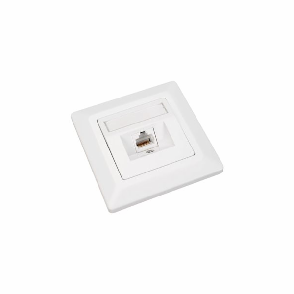 Zásuvka&nbsp;Solarix&nbsp;CAT6&nbsp;UTP&nbsp;1&nbsp;x&nbsp;RJ45&nbsp;pod&nbsp;omítku&nbsp;bílá