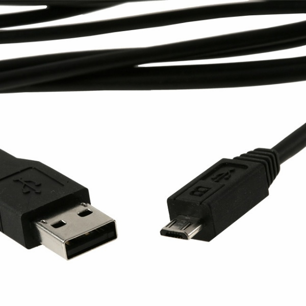 PREMIUMCORD Kabel USB 2.0 A - Micro B propojovací 1m