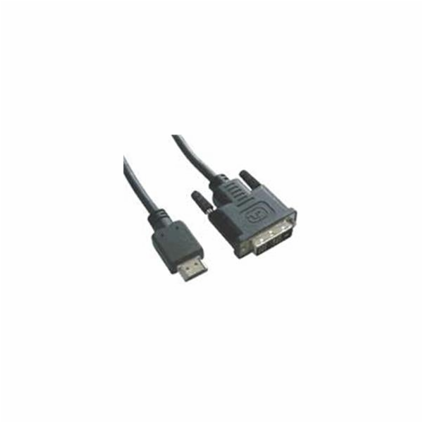 GEMBIRD Kabel HDMI-DVI 3m, M/M stíněný, zlacené kontakty