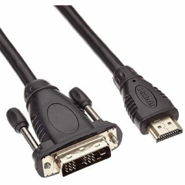 GEMBIRD Kabel HDMI-DVI 1,8m, 1.3, M/M stíněný, zlacené ko...