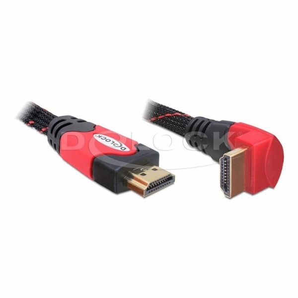 Delock HDMI 1.4 kabel A/A samec/samec pravoúhlý, délka 3 ...
