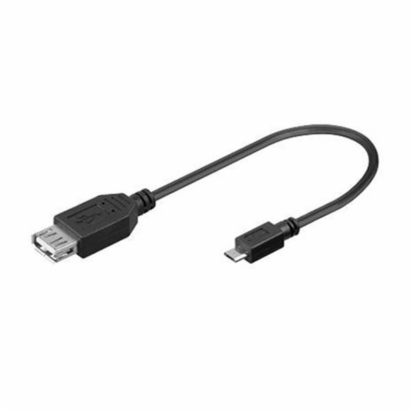 PREMIUMCORD Redukce USB 2.0 A - Micro B OTG, kabel (F/M, ...