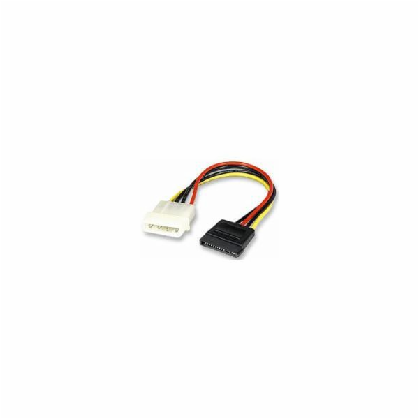 GEMBIRD Kabel SATA napájecí 15cm  1x 5,25 na 1xSATA