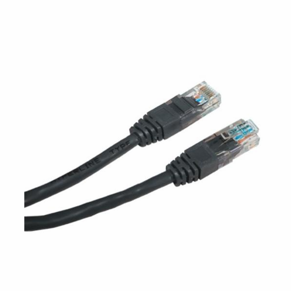 PREMIUMCORD Patch kabel UTP RJ45-RJ45 CAT5e 1.5m černá