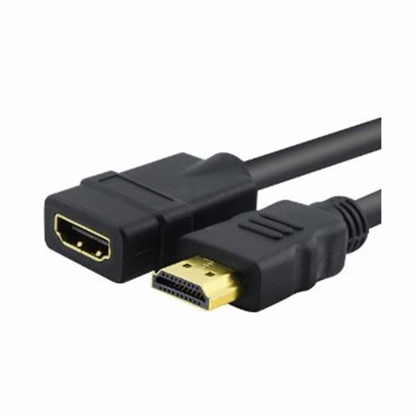PREMIUMCORD Kabel prodlužovací HDMI - HDMI 3m, zlacené ko...