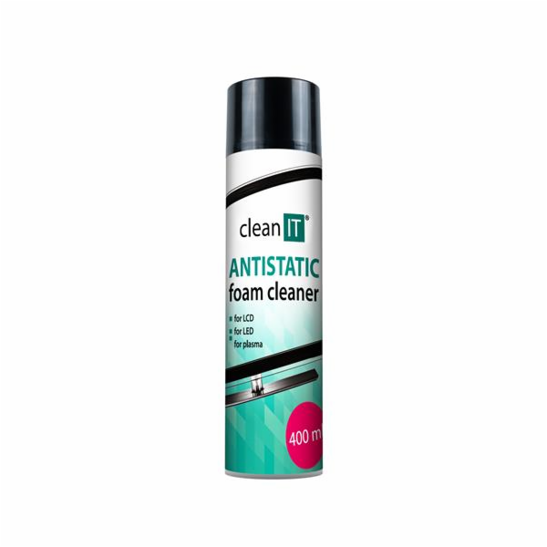 CLEAN IT Antistatická čistící pěna na obrazovky 400ml