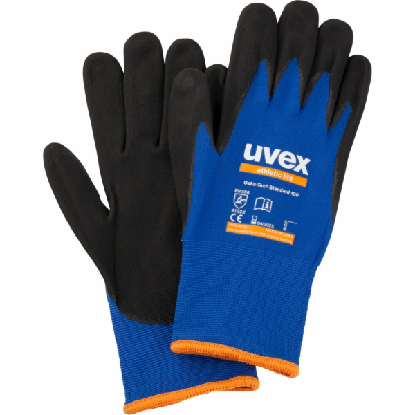 uvex athletic lite assembly glove size 8