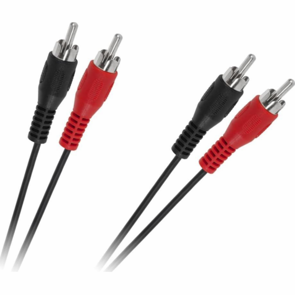 RCA (Cinch) x2 - RCA (Cinch) x2 kabel 1,2 m černý (KPO261...
