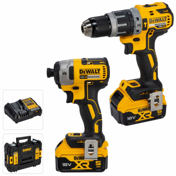 POWER TOOL COMBO KIT DEWALT DCK266P2T (DCD796+DCF887) 2X5...