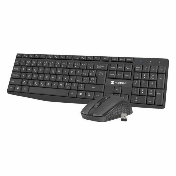 Natec SQUID NZB-1990 Bezdrátový set 2v1 klávesnice a myši...