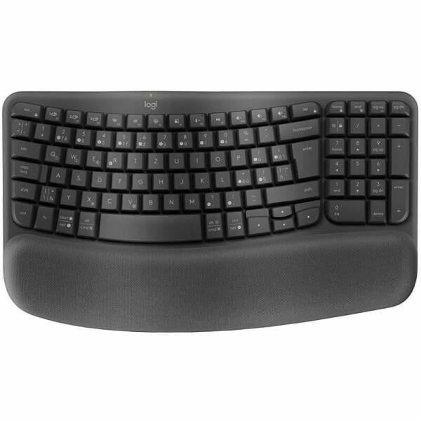 Logitech klávesnice Wave keys - bezdrátová/bluetooth/ergo...