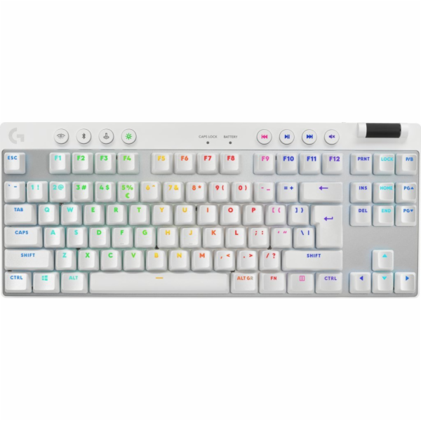 Logitech G PRO X TKL LIGHTSPEED Gaming Keyboard - WHITE -...