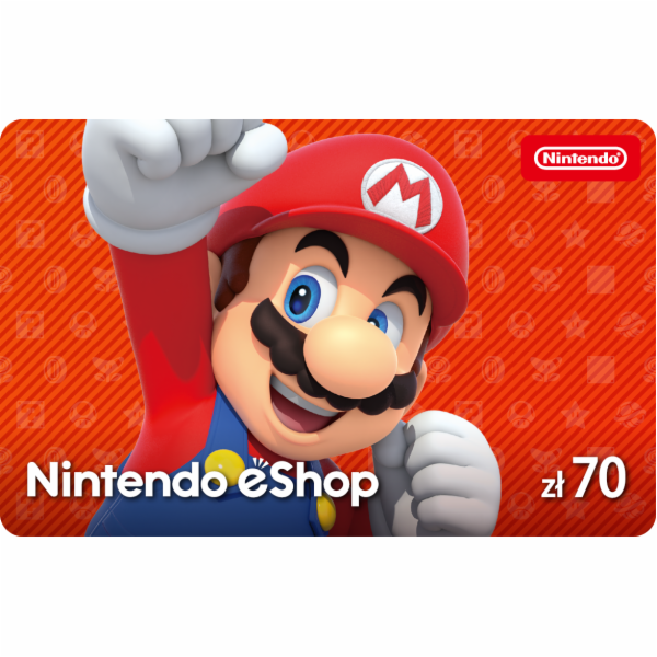 Nintendo Dobití kreditu do eShopu v hodnotě 70 PLN