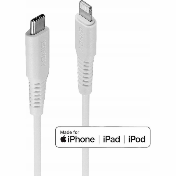 Lindy Lightning - USB-C kabel 1 m bílý (1 m USB typu C na...