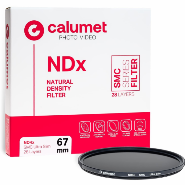 Filtr Calumet Filtr Calumet ND4x SMC 67 mm Ultra Slim 28 ...