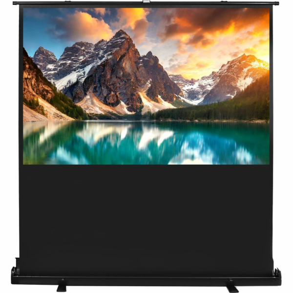 Přenosné projekční plátno Maclean, kompaktní, podlahové, ...