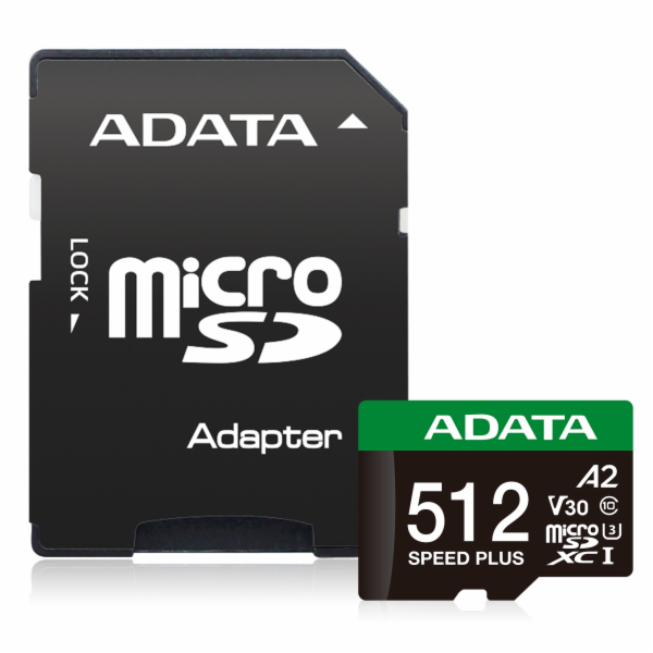 ADATA SPEED PLUS microSDXC 512 GB, paměťová karta