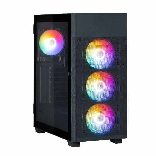 Zalman S5 Neo Black ATX, FRGB Fan x4