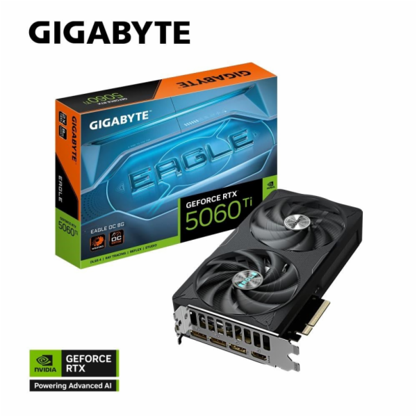 GIGABYTE VGA NVIDIA GeForce RTX 5060 Ti EAGLE OC 8G, 8G G...