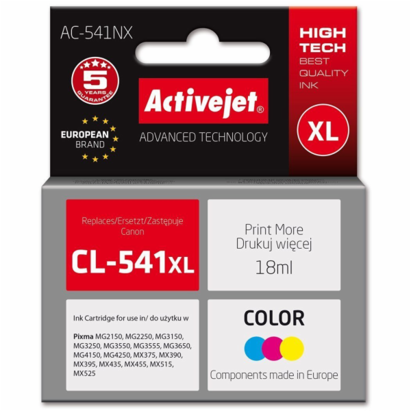 Activejet AC-541NX inkoust pro tiskárny Canon (náhrada za...