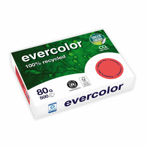 Clairefontaine EverColor rot Recyclingpapier A 4 80 g 500...