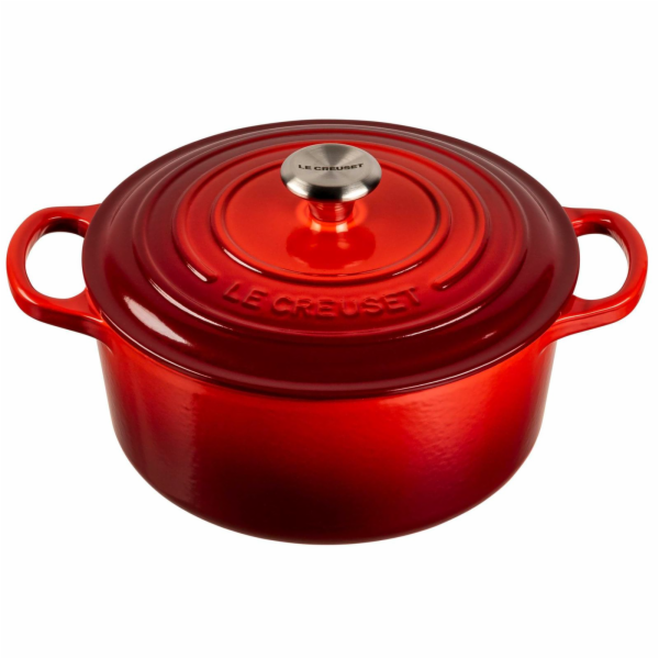 Le Creuset Signature Kastrol kulatý 22 cm Cerise