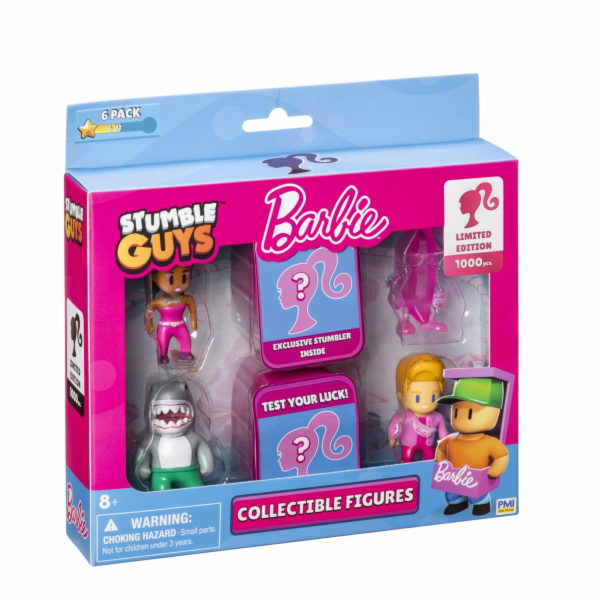 STUMBLE GUYSxBARBIE FIGURES 6 PACK DELUXE BOX VER.B