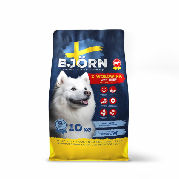 BJORN with Beef - suché krmivo pro psy - 10kg