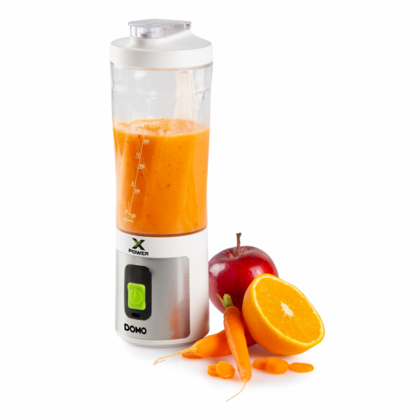 Aku smoothie mixér X-Power to go 120W - bílý - DOMO DO752BL