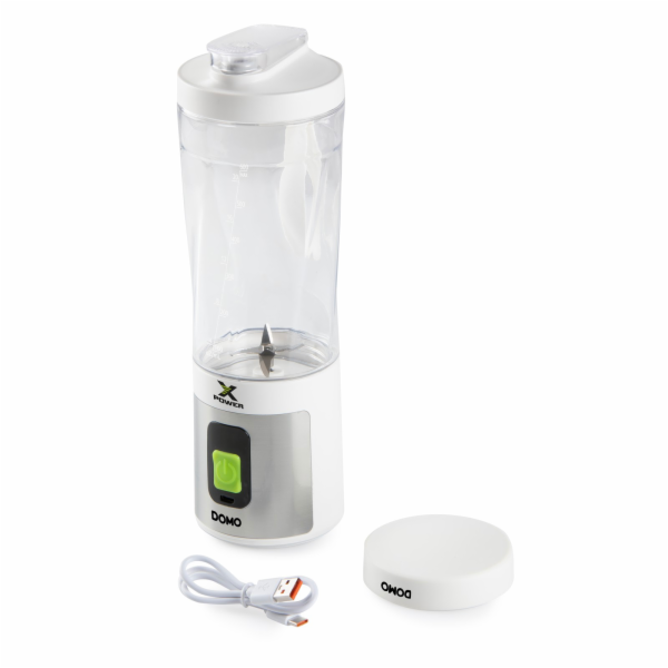 Aku smoothie mixér X-Power to go 120W - bílý - DOMO DO752BL