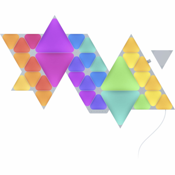 Nanoleaf Shapes startovací kit Triangles & Mini (32 panelu)