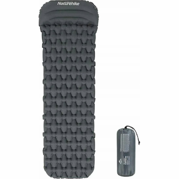 NATUREHIKE FC-12 Nafukovací matrace s nafukovacím vakem Grey