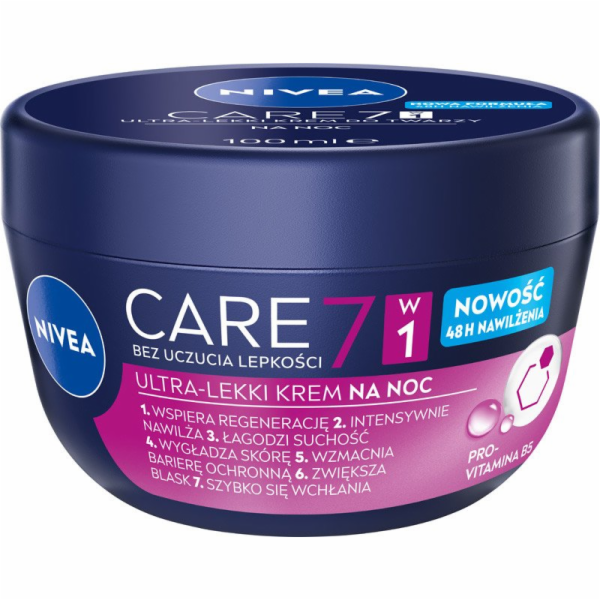 Nivea Care výživný krém na obličej 100 ml