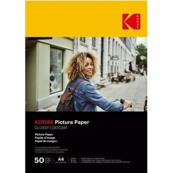 Kodak Fotografický papír Photo 50 ks. A4 / 230 g / 21 x 3...