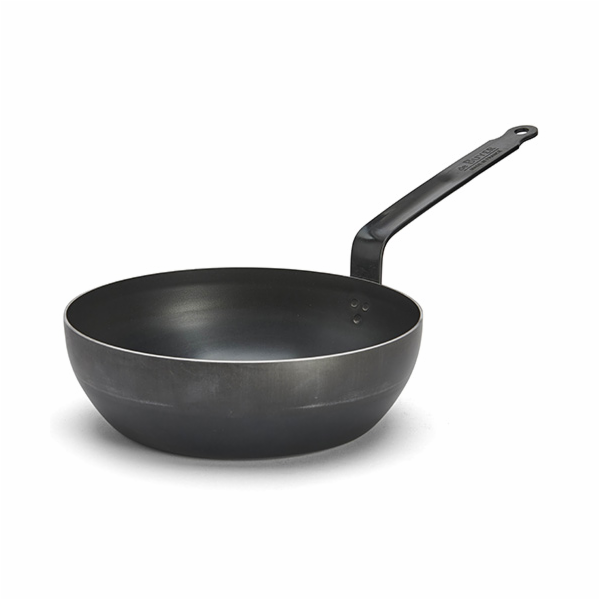 Pánev de Buyer, 5214.28, BLUE CARBON, hluboká, modrá ocel...