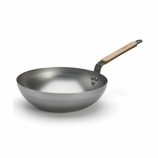 WOK pánev de Buyer, 5717.28 WOK, MINERAL B BOIS,  28 cm, ...