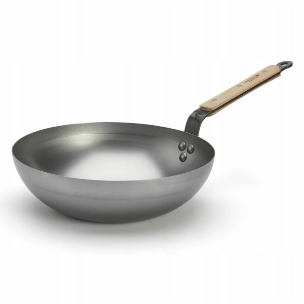 WOK pánev de Buyer, 5717.28 WOK, MINERAL B BOIS,  28 cm, ...