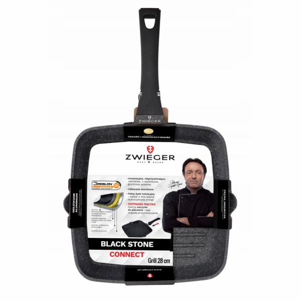Zwieger Nepřilnavá grilovací pánev 28 cm