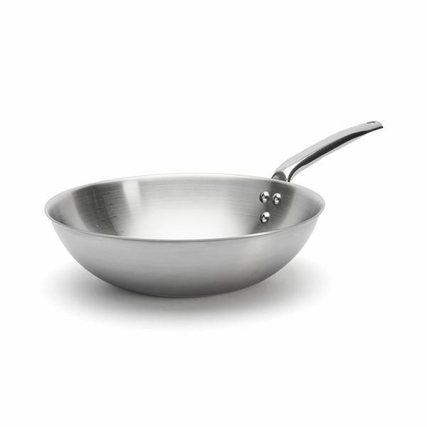 WOK pánev de Buyer, 3608.28, průměr 28 cm, objem 3 L, zah...