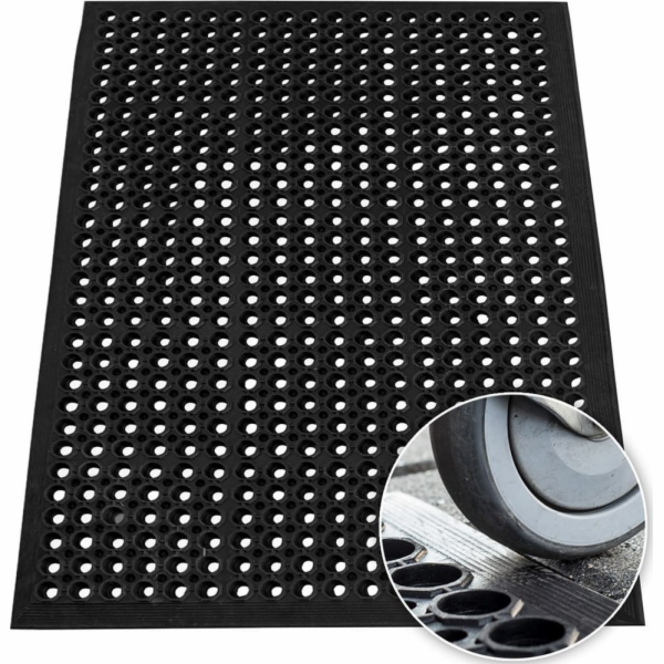 Krystynka Prolamovaná rohožka s rampou 16mm 90x150 Krystynka